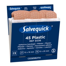 Plastplåster Salvequick 6x45st/fp