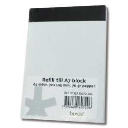 Refill A7 Block till Journalistblock 2st/fpk