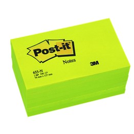 Post-it Notes 76x127mm Neongrön 6st/fp