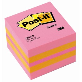 Post-it Notes Minikub 51x51mm Pink