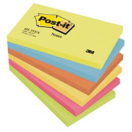 Post-it Notes Energy Rainbow 76x127mm 6st/fp