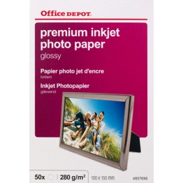 Fotopapper Office Depot Premium Glossy 10x15cm 50st/fp