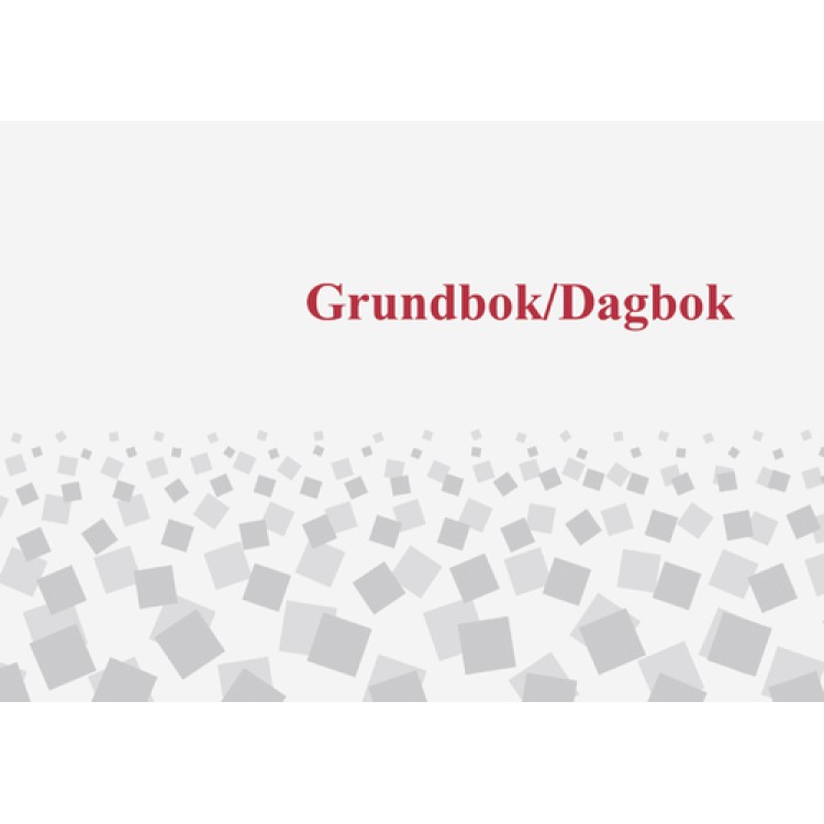 Grundbok/Dagbok A4 Liggande