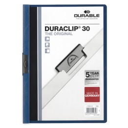 Klämmapp Durable Duraclip A4 30-ark 25st/fp
