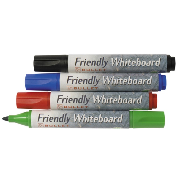 Whiteboardpenna Friendly Konisk 4-Set