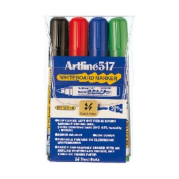 Whiteboardpenna Artline 517 Konisk 2mm 4-Set