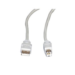 USB 2.0 Kabel A-B 5m Grå