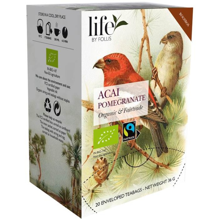 Te Life By Follis Acai Granatäpple Eko 20st/fp