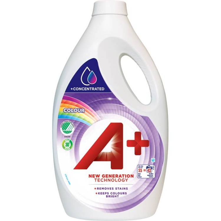 Tvättmedel Flytande Ariel A+ Colour 2,2 Liter
