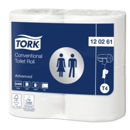 Toalettpapper Tork T4 Advanced Extra Långt 24rullar/fp