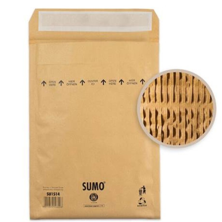 Vadderade kuvert SUMO 175x265mm 100st/fp