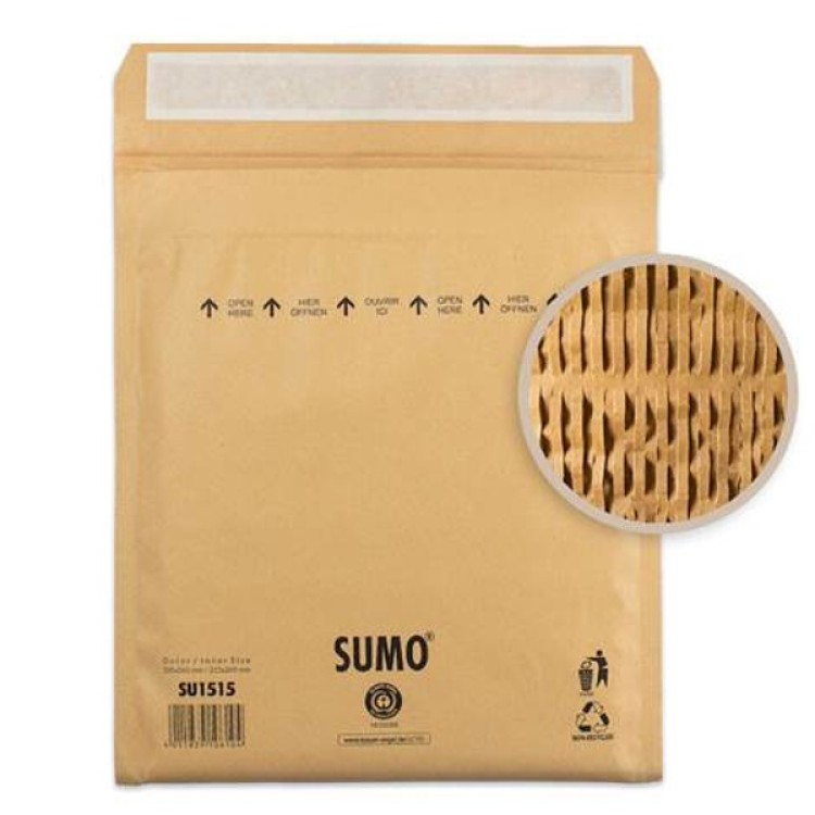 Vadderade kuvert SUMO 215x265mm 10st/fp Vadderade kuvert SUMO 215x265mm 10st/fp