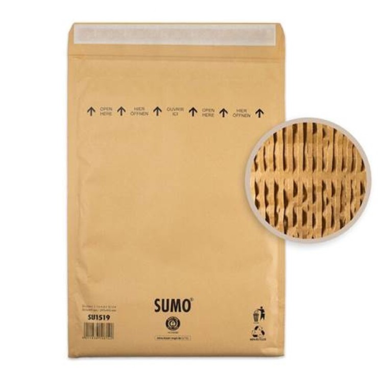 Vadderade kuvert SUMO 295x445mm 75st/fp