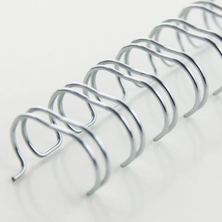 Stålspiral 11mm 34-Ringar Svart 100st/fp