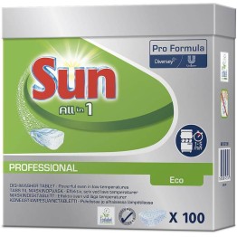 Maskindisktabletter Sun Professional ECO 100st/fp